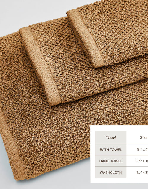 Load image into Gallery viewer, Cotton Textured Bath Towel Set - Acacia Collection
