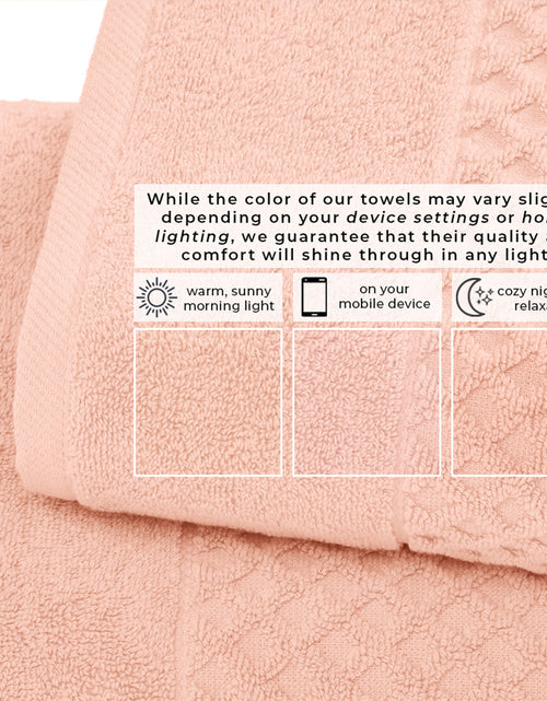 Load image into Gallery viewer, Cotton Diamond Waffle Weave Bath Towel Set - Grayson Collection
