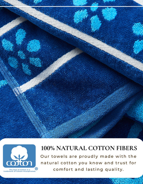 Load image into Gallery viewer, Cotton Velour Beach Towel - Maui Collection
