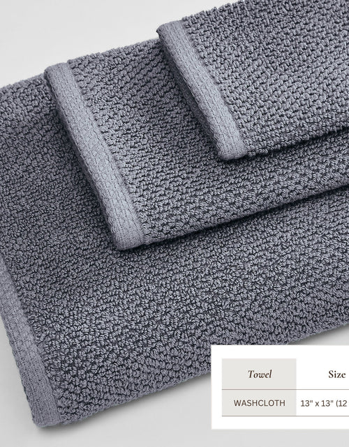 Load image into Gallery viewer, Cotton Textured Bath Towel Set - Acacia Collection
