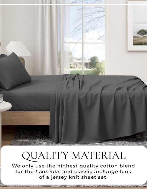 Load image into Gallery viewer, 100% Organic Cotton Jersey Knit Sheets
