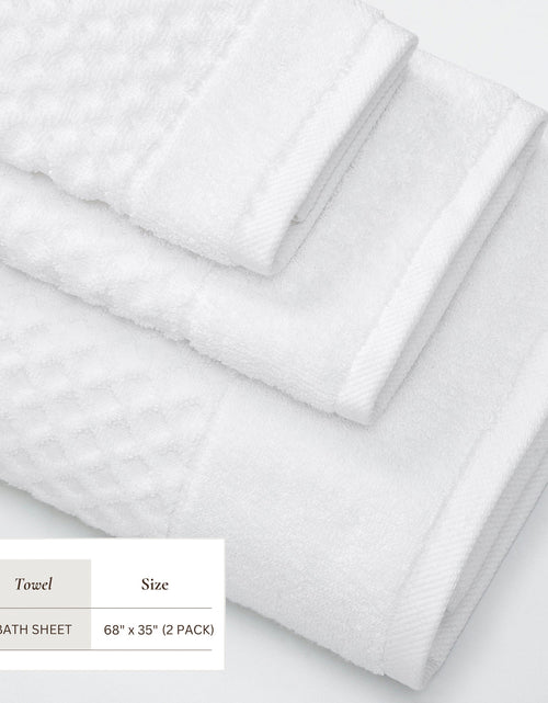 Load image into Gallery viewer, Cotton Diamond Waffle Weave Bath Towel Set - Grayson Collection
