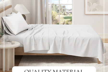 Viscose from Bamboo & Cotton Blend Jersey Knit Sheets