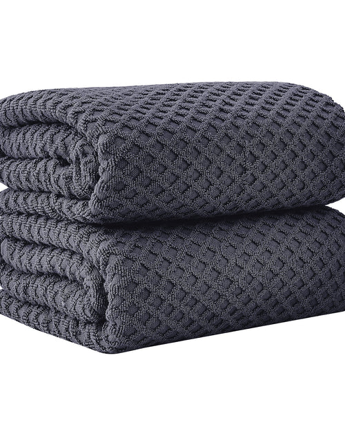 Load image into Gallery viewer, Cotton Diamond Waffle Weave Bath Towel Set - Grayson Collection
