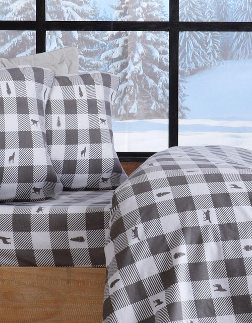 Load image into Gallery viewer, 100% Turkish Cotton Flannel Sheet Sets - Boulder Collection
