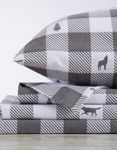 Load image into Gallery viewer, 100% Turkish Cotton Flannel Sheet Sets - Boulder Collection
