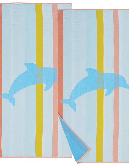 Load image into Gallery viewer, 2 Pack Vibrant Beach Towels - Boca Collection
