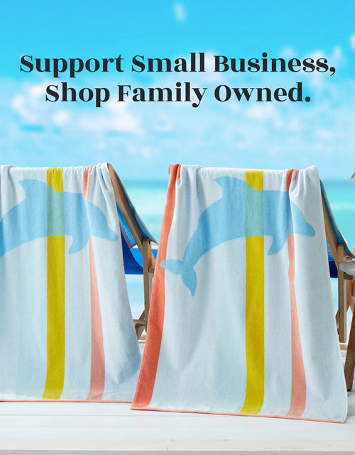 Load image into Gallery viewer, 2 Pack Vibrant Beach Towels - Boca Collection
