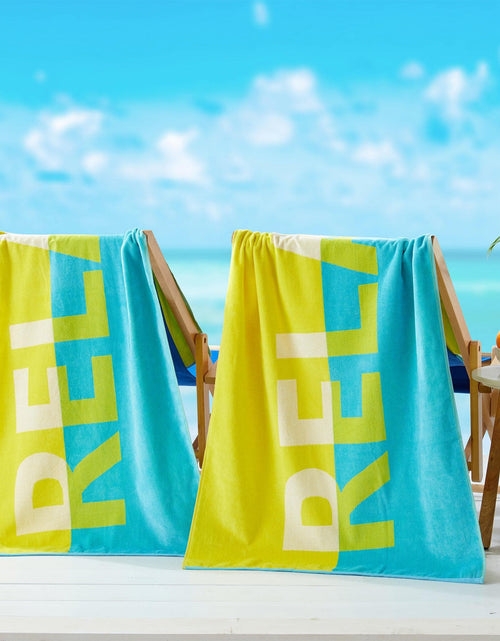 Load image into Gallery viewer, 2 Pack Vibrant Beach Towels - Boca Collection
