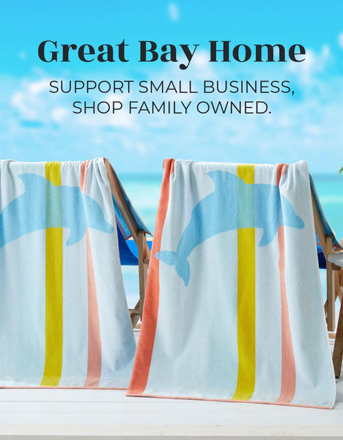 Load image into Gallery viewer, 2 Pack Vibrant Beach Towels - Boca Collection
