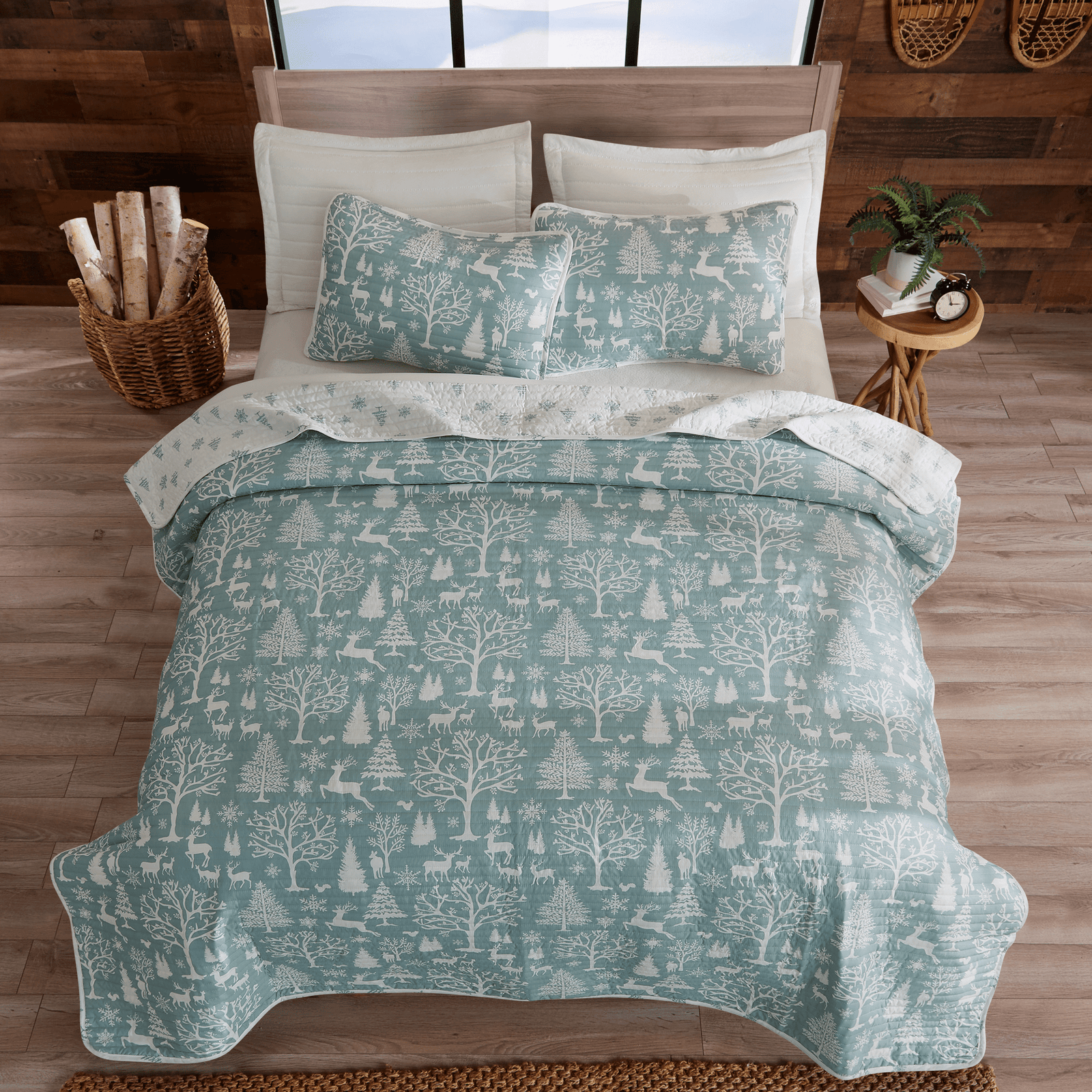 Lodge Woods Quilt - Winter Solstice Collection