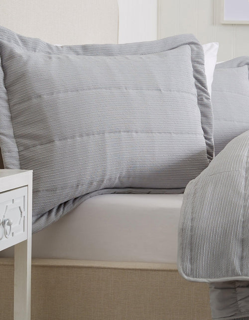Load image into Gallery viewer, Textured Striped Quilt Set - Ellie Collection
