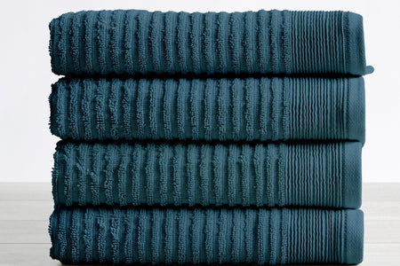 4 Pack Ribbed Hand Towels - Rori Collection