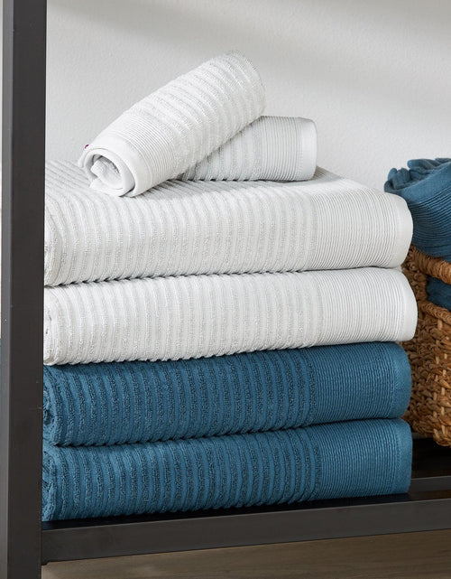 Load image into Gallery viewer, 4 Pack Ribbed Hand Towels - Rori Collection
