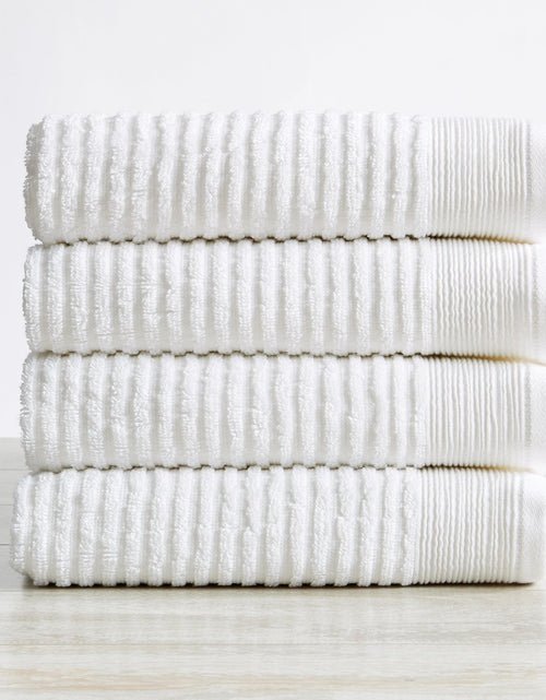 Load image into Gallery viewer, 4 Pack Ribbed Hand Towels - Rori Collection
