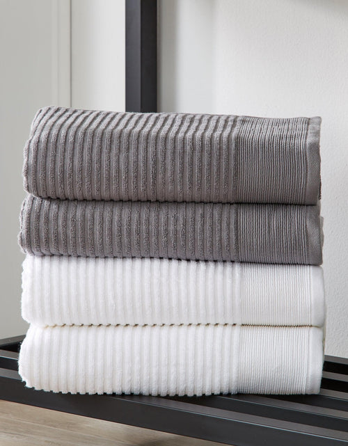 Load image into Gallery viewer, 4 Pack Ribbed Hand Towels - Rori Collection
