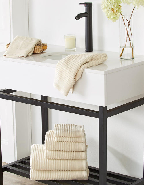 Load image into Gallery viewer, 4 Pack Ribbed Hand Towels - Rori Collection
