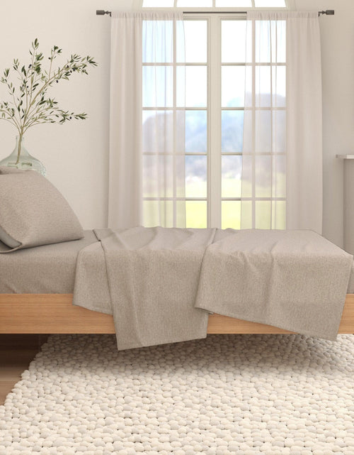 Load image into Gallery viewer, Heathered Solid Cotton Blend Flannel Sheet Set - Anders Collection
