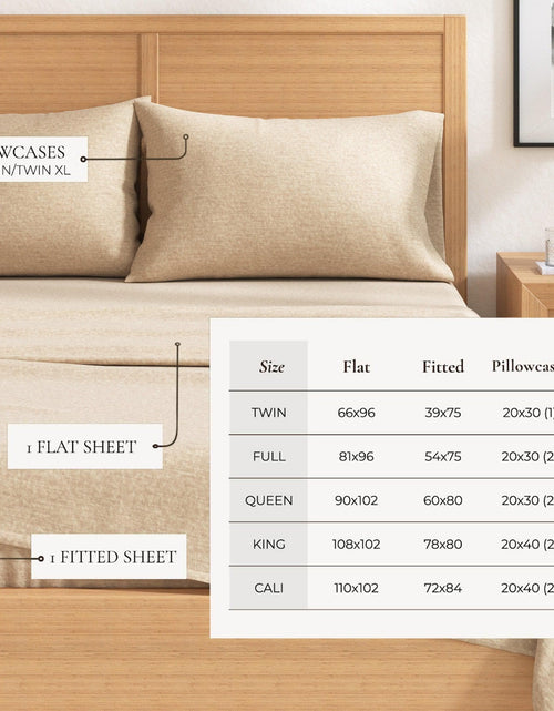 Load image into Gallery viewer, Heathered Solid Cotton Blend Flannel Sheet Set - Anders Collection
