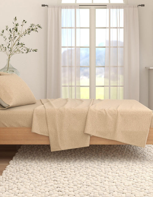 Load image into Gallery viewer, Heathered Solid Cotton Blend Flannel Sheet Set - Anders Collection
