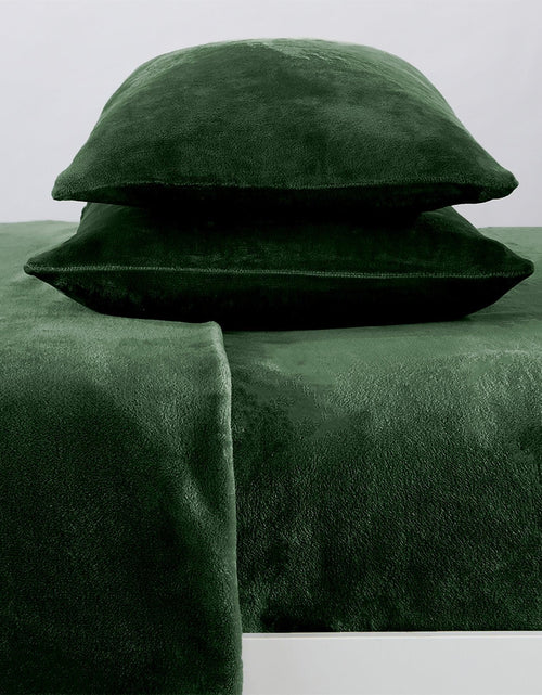 Load image into Gallery viewer, Solid Jewel-Toned Plush Sheet - Velvet Luxe Collection

