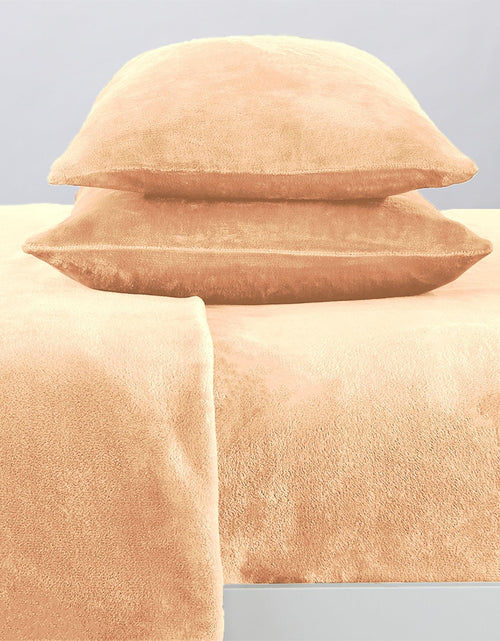 Load image into Gallery viewer, Solid Jewel-Toned Plush Sheet - Velvet Luxe Collection
