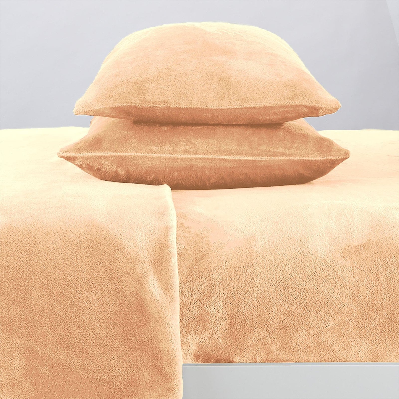 Solid Jewel-Toned Plush Sheet - Velvet Luxe Collection