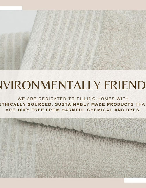 Load image into Gallery viewer, 4 Pack Cotton Bath Towels - Kasper Collection
