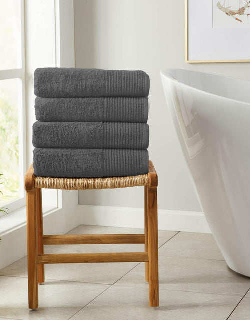 Load image into Gallery viewer, 6 Pack Cotton Hand Towels - Kasper Collection
