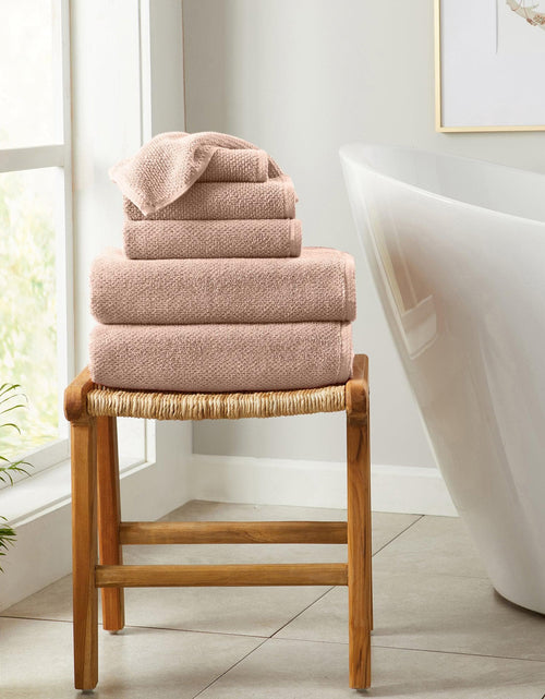 Load image into Gallery viewer, 6 Piece Set Cotton Bath Towels - Kasper Collection
