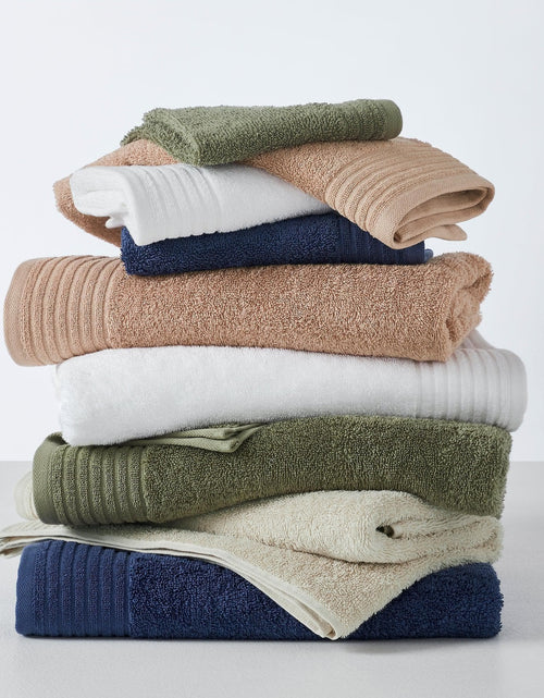 Load image into Gallery viewer, 6 Piece Set Cotton Bath Towels - Kasper Collection
