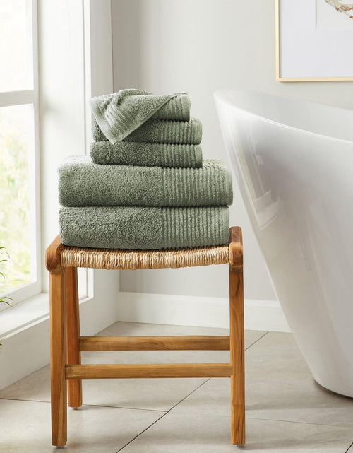 Load image into Gallery viewer, 6 Piece Set Cotton Bath Towels - Kasper Collection
