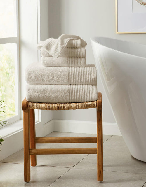 Load image into Gallery viewer, 6 Piece Set Cotton Bath Towels - Kasper Collection
