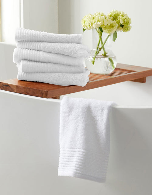 Load image into Gallery viewer, 6 Piece Set Cotton Bath Towels - Kasper Collection
