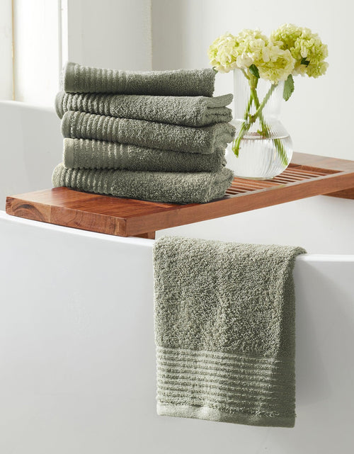 Load image into Gallery viewer, 6 Piece Set Cotton Bath Towels - Kasper Collection
