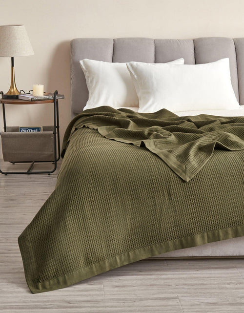 Load image into Gallery viewer, 100% Cotton Small Waffle Weave Blanket - Hazel Collection
