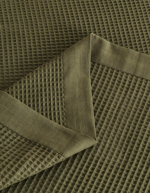 Load image into Gallery viewer, 100% Cotton Small Waffle Weave Blanket - Hazel Collection
