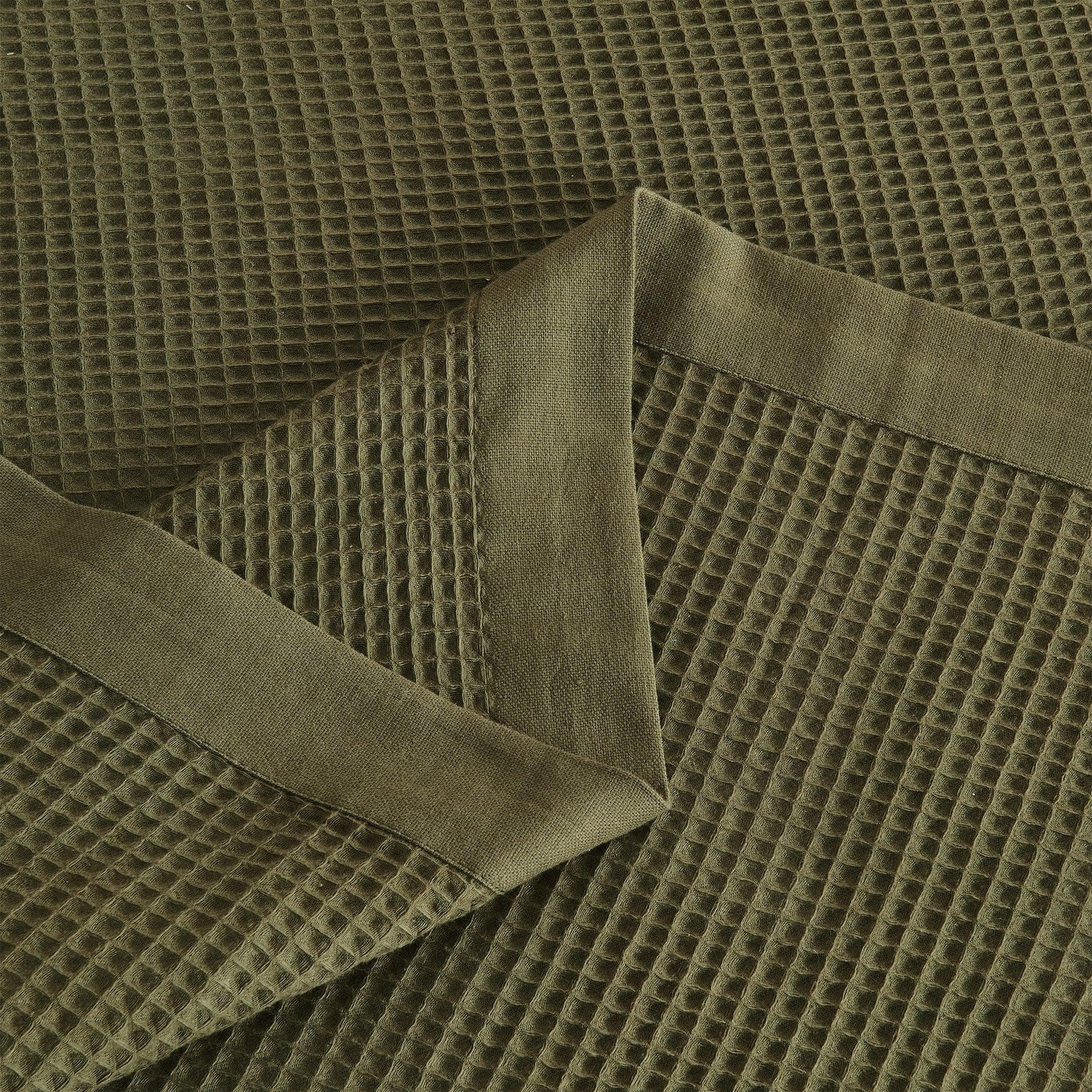 100% Cotton Small Waffle Weave Blanket - Hazel Collection