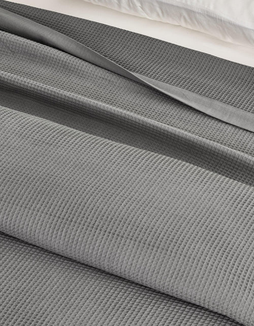 Load image into Gallery viewer, 100% Cotton Small Waffle Weave Blanket - Hazel Collection

