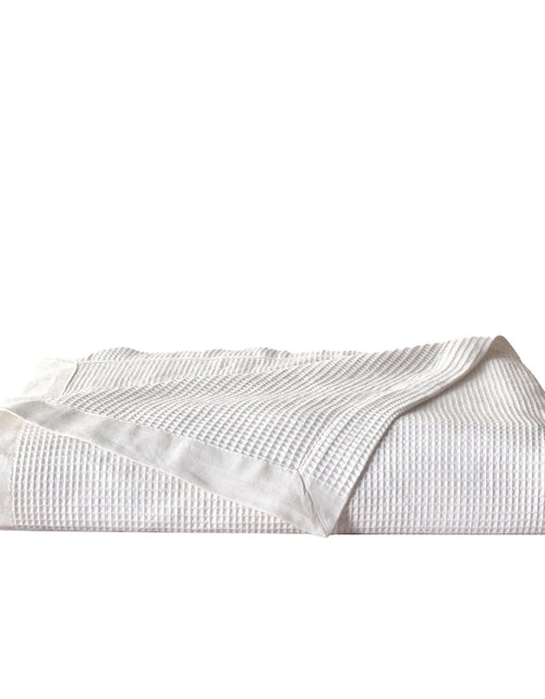Load image into Gallery viewer, 100% Cotton Small Waffle Weave Blanket - Hazel Collection
