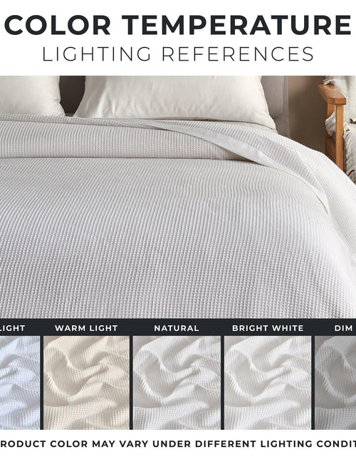 Load image into Gallery viewer, 100% Cotton Small Waffle Weave Blanket - Hazel Collection
