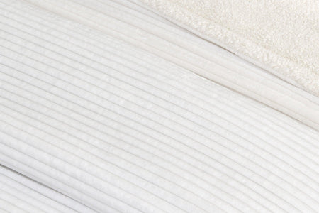 Ribbed Sherpa Throw Blanket - Corduroy Collection