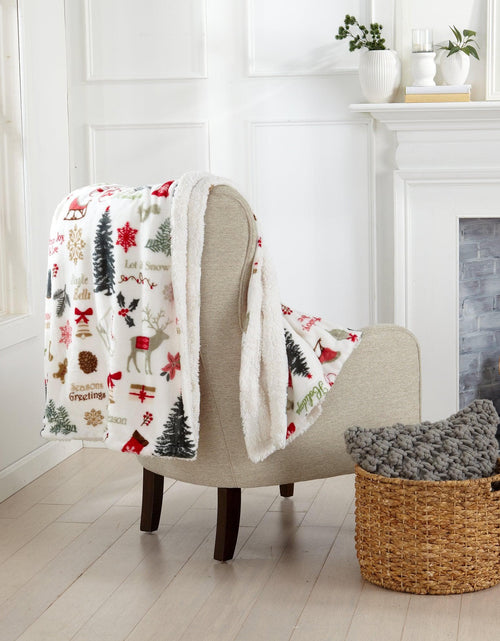 Load image into Gallery viewer, Sherpa Throw Blanket - Eve Collection
