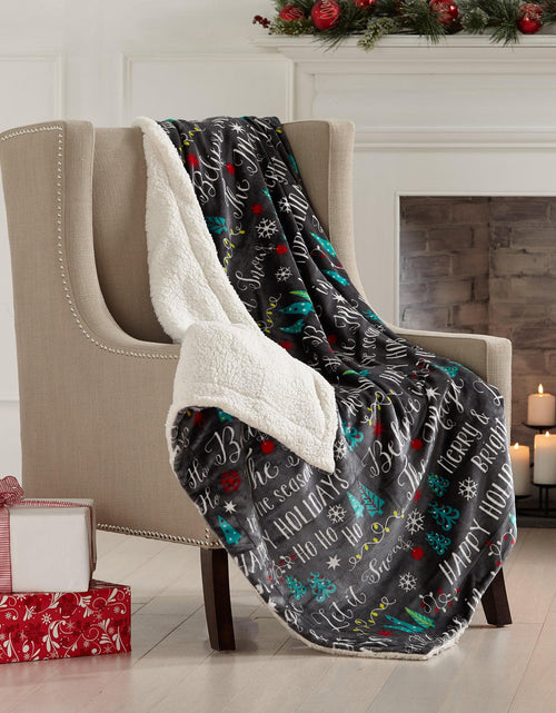 Load image into Gallery viewer, Sherpa Throw Blanket - Eve Collection
