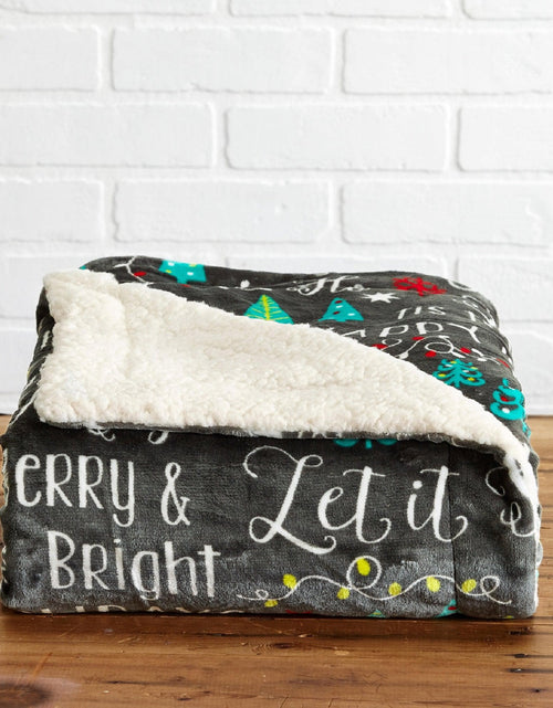Load image into Gallery viewer, Sherpa Throw Blanket - Eve Collection
