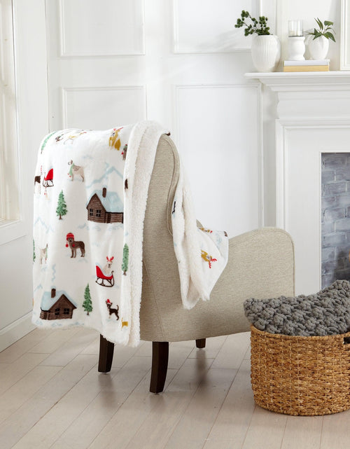 Load image into Gallery viewer, Sherpa Throw Blanket - Eve Collection
