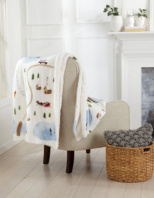 Load image into Gallery viewer, Sherpa Throw Blanket - Hudson Collection
