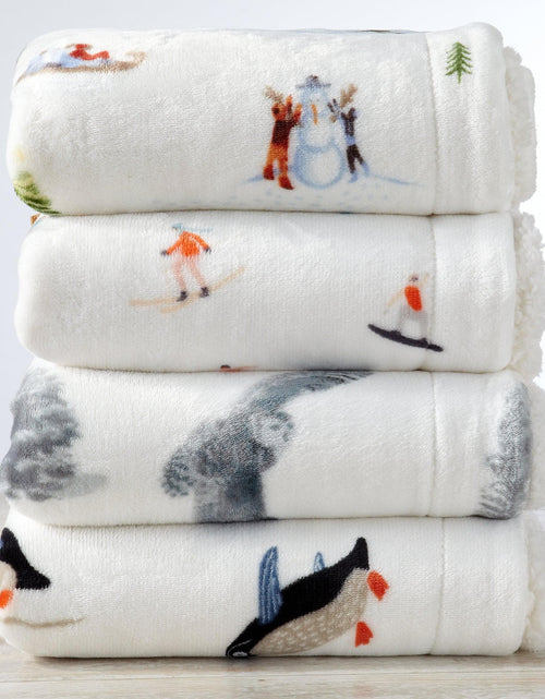 Load image into Gallery viewer, Sherpa Throw Blanket - Hudson Collection
