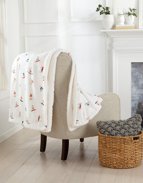 Load image into Gallery viewer, Sherpa Throw Blanket - Hudson Collection
