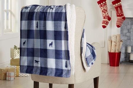 Sherpa Throw Blanket - Hudson Collection